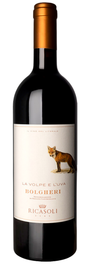 La Volpe e l`Uva 2023 Barone Ricasoli, 75cl, Bolgheri DOC, Cabernet Sauvignon, Petit Verdot, Merlot, Toscana, James Suckling: 93