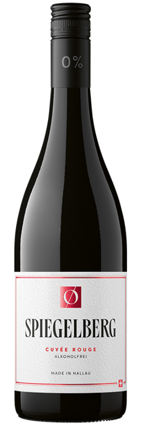 Spiegelberg Cuvée Rouge 0%, 75cl, Entalkoholiserter Wein, Schweiz, Merlot, Gamaret, Regent, Dornfelder, Cabernet Dorsa
