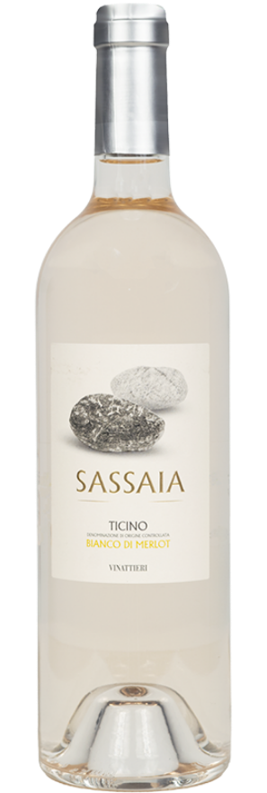 Sassaia Bianco 2025 Vinattieri, 75cl, Ticino DOC, Merlot, Tessin