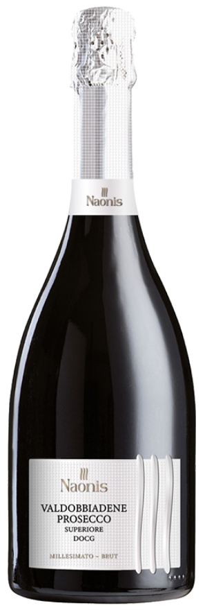 Prosecco Naonis Millesimato 2025 Brut, 75cl, Valdobiadene Prosecco superiore DOCG, Glera (ehem. Prosecco)