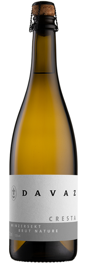 Davaz Winzersekt Cresta Brut Nature 2022, 75cl, AOC Graubünden, Chardonnay, Pinot Noir