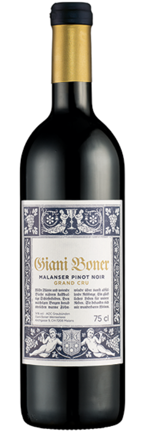 Malanser Grand Cru Pinot Noir 2022 Giani Boner, 75cl, AOC Graubünden, Pinot Noir, Syrah, Graubünden