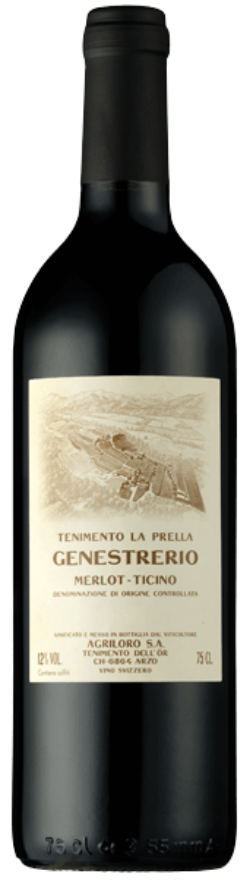 Merlot Genestrerio 2024 Agriloro, 75cl, Ticino DOC, Merlot, Tessin
