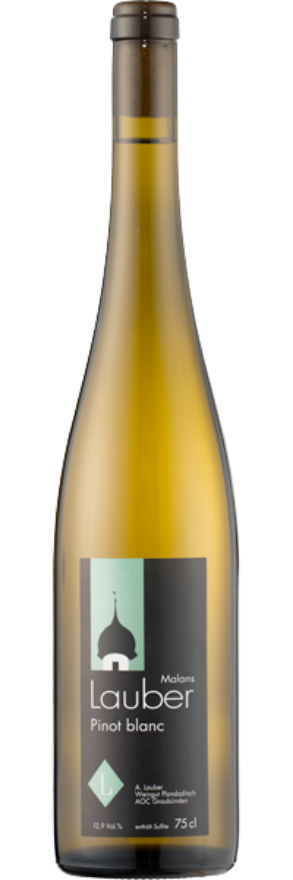 Malanser Pinot Blanc 2025 Weingut Lauber, 75cl, AOC Graubünden, Pinot Blanc, Graubünden
