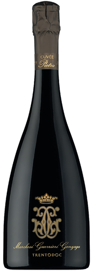 Cuvée Pietra 2022 Marchesi Guerrieri Gonzaga, 75cl, Blanc de Blanc Extra Brut Trento DOC Riserva, Chardonnay