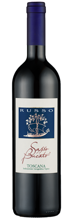 Sasso Bucato 2023 Azienda Agricola Russo, 500cl, Toscana IGT Maremma, Merlot, Cabernet Sauvignon, Petit Verdot, Toscana