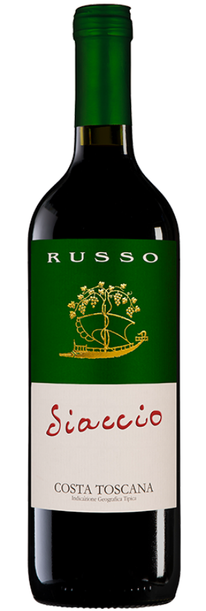 Siaccio 2025 Azienda Agricola Russo, 300cl, Costa Toscana IGT, Syrah, Cabernet Sauvignon, Merlot, Toscana