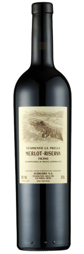 Merlot Riserva La Prella 2022 Agriloro, 75cl, Ticino DOC, Tessin